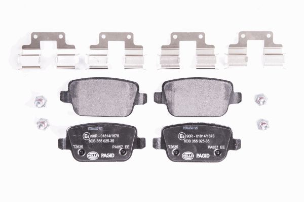 Klocki hamulcowe HELLA 8DB 355 025-351