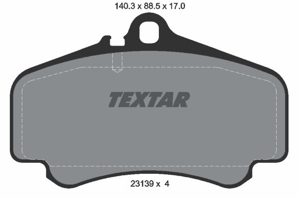 Klocki hamulcowe TEXTAR 2313901