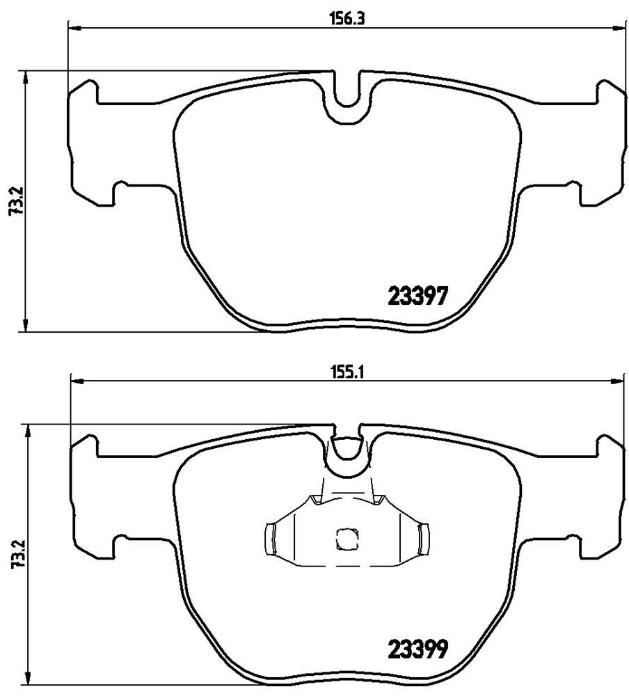 Klocki hamulcowe BREMBO P 44 012