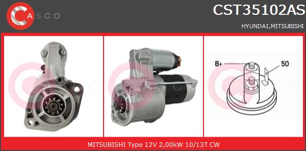 Rozrusznik CASCO CST35102AS