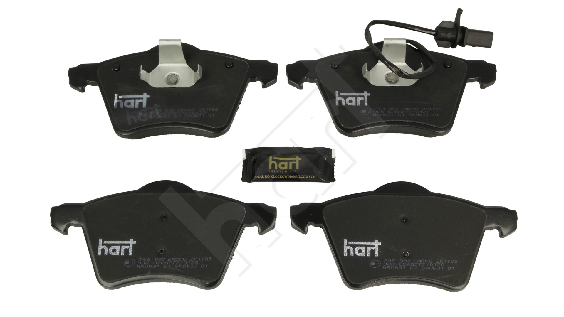 Klocki hamulcowe HART 248 993