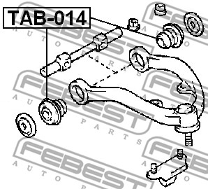 Tuleja wahacza FEBEST TAB-014