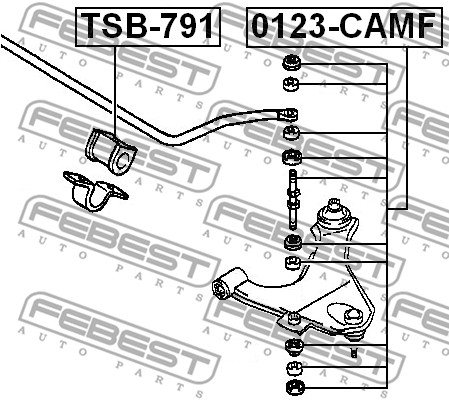 Łącznik stabilizatora FEBEST 0123-CAMF