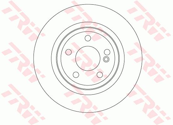 Tarcza hamulcowa TRW DF6634