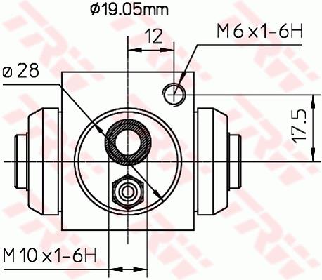 Cylinderek TRW BWD119A