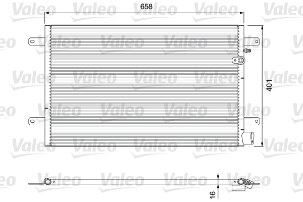 Skraplacz klimatyzacji VALEO 814004