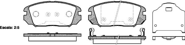 Klocki hamulcowe REMSA 1204.02