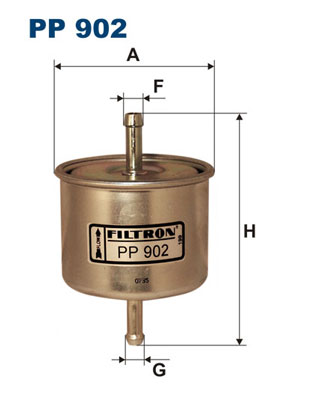 Filtr paliwa FILTRON PP902