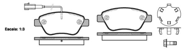 Klocki hamulcowe REMSA 0858.32