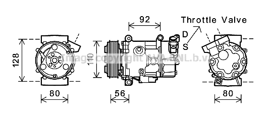 Kompresor klimatyzacji AVA QUALITY COOLING BWAK416