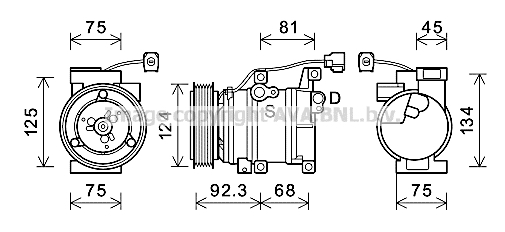 Kompresor klimatyzacji AVA QUALITY COOLING MZAK219