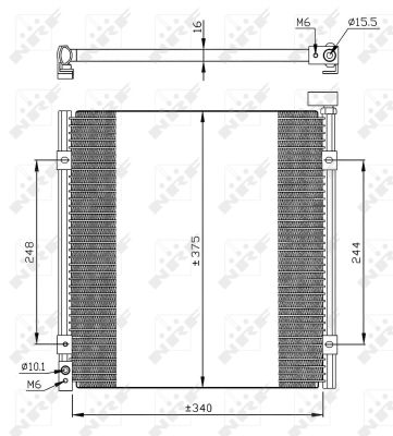 Skraplacz klimatyzacji NRF 35264