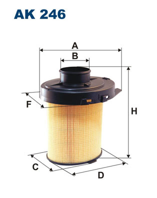 Filtr powietrza FILTRON AK246