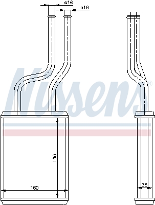Nagrzewnica NISSENS 73457