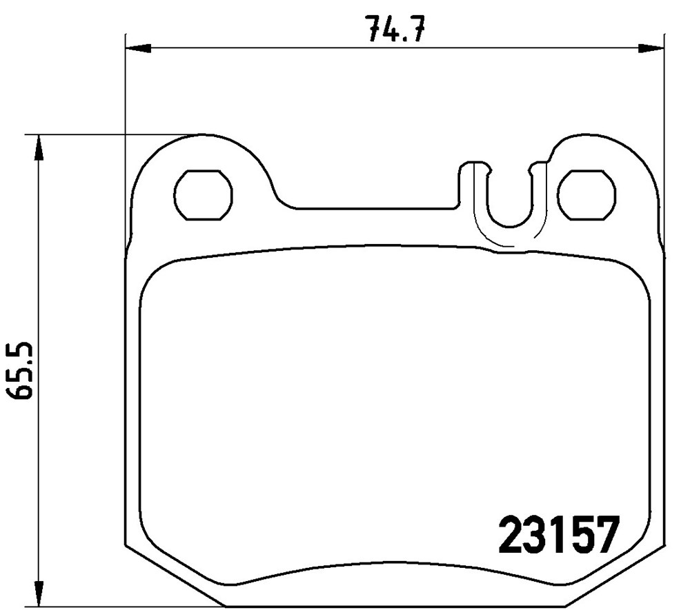 Klocki hamulcowe BREMBO P 50 043