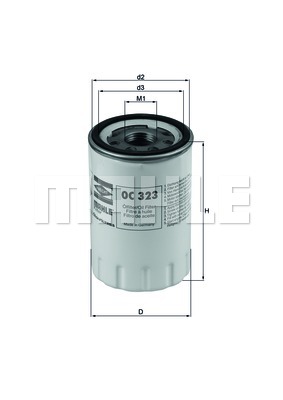 Filtr oleju KNECHT OC 323