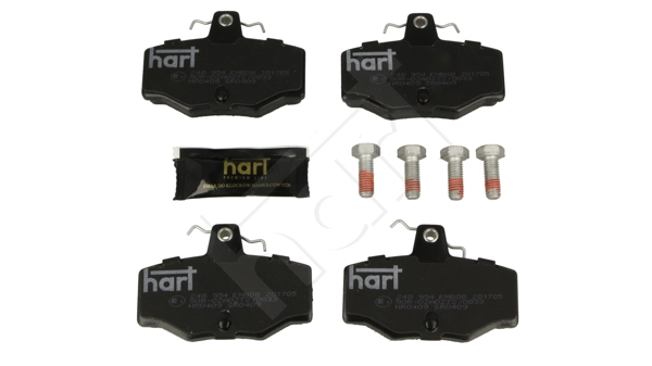 Klocki hamulcowe HART 248 954