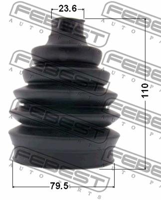 Zestaw osłon FEBEST 1417P-NACTR