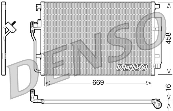 Skraplacz klimatyzacji DENSO DCN17056