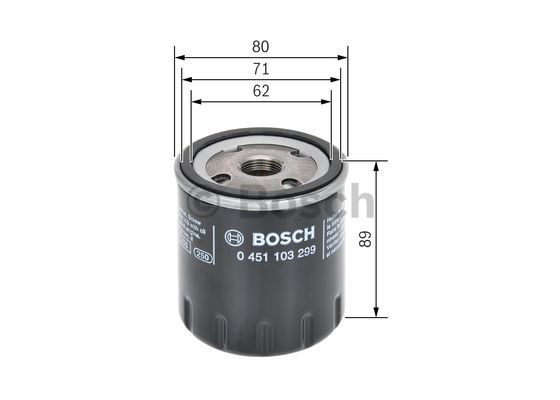 Filtr oleju BOSCH 0 451 103 299