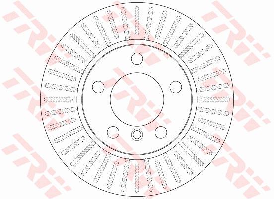Tarcza hamulcowa TRW DF6255