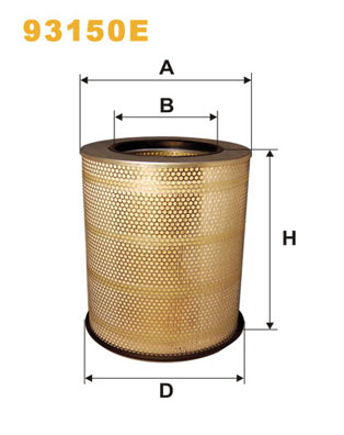 Filtr powietrza WIX FILTERS 93150E
