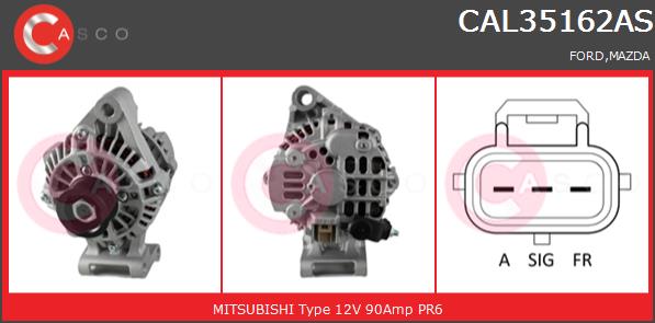 Alternator CASCO CAL35162AS