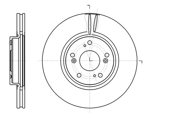 Tarcza hamulcowa REMSA 61218.10