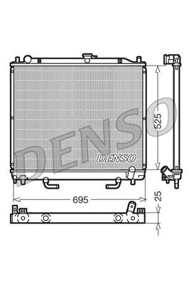 Chłodnica DENSO DRM45015
