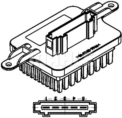 Regulator nawiewu MAHLE ABR 59 000P