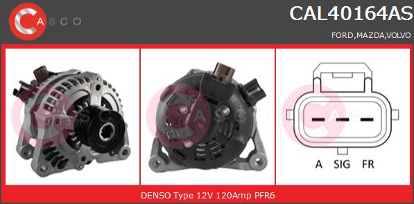 Alternator CASCO CAL40164AS