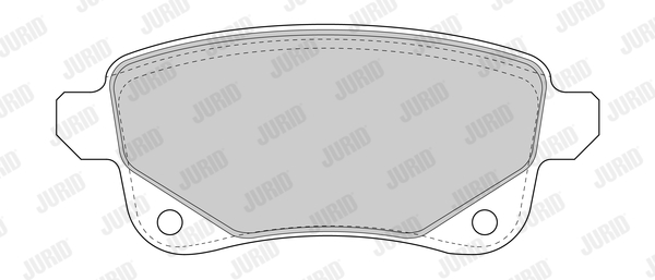 Klocki hamulcowe JURID 573660J