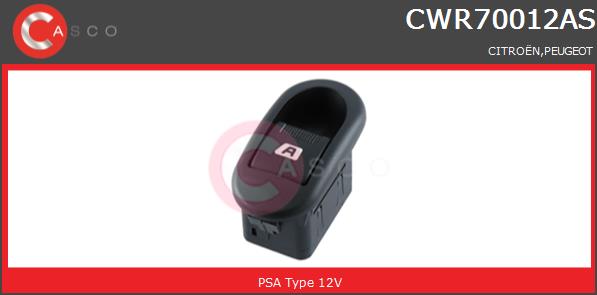 Przełącznik podnośnika szyby CASCO CWR70012AS