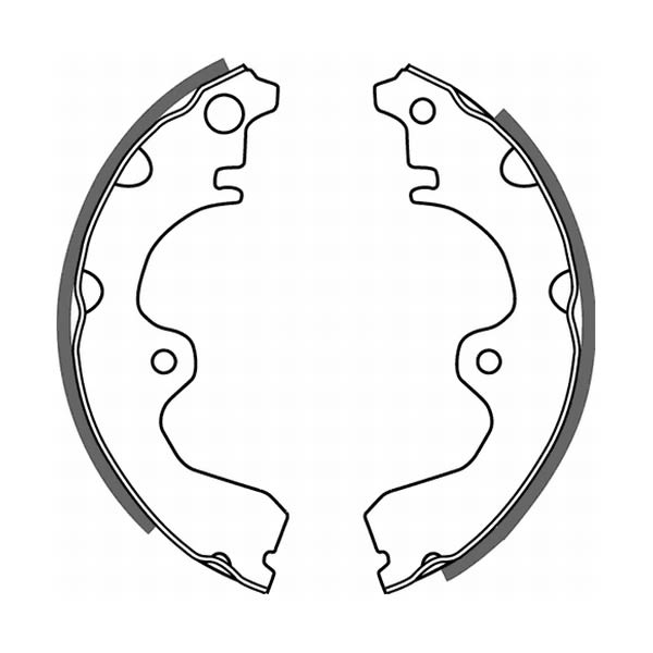 Szczęki hamulcowe ABE C02047ABE