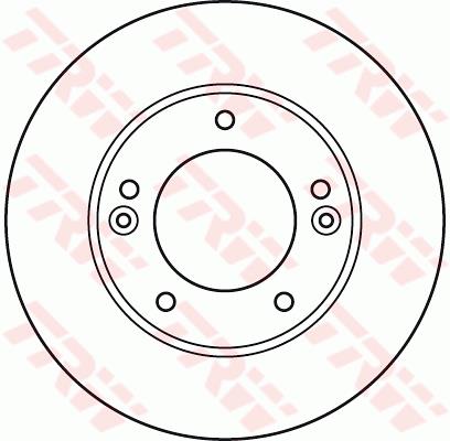 Tarcza hamulcowa TRW DF6081S