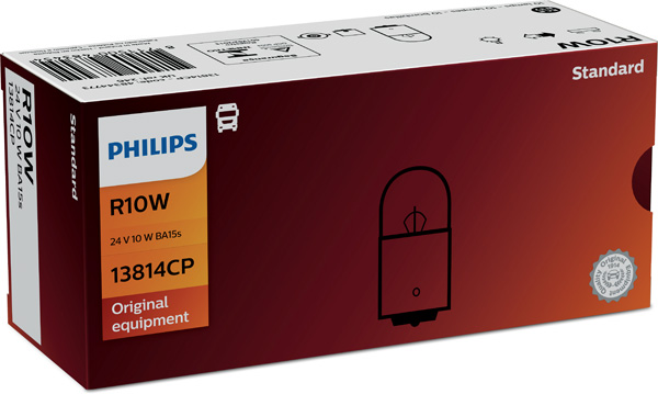 Żarówka oświetlenia tablicy rejestracyjnej PHILIPS 13814CP