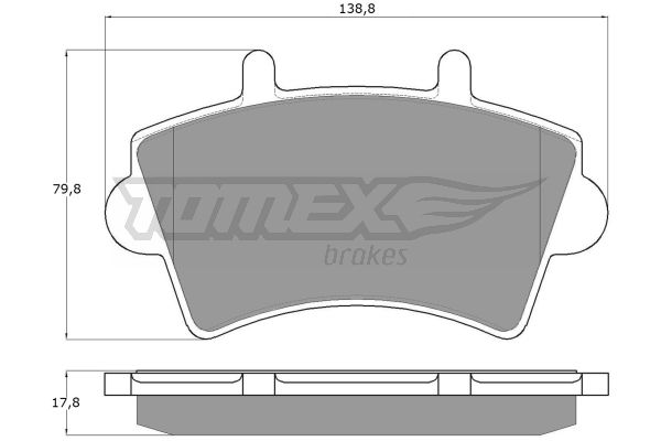 Klocki hamulcowe TOMEX BRAKES TX 13-02