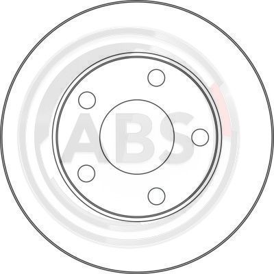 Tarcza hamulcowa A.B.S. 17056