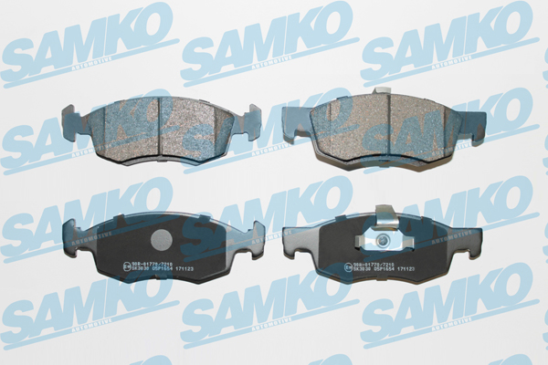 Klocki hamulcowe SAMKO 5SP1654