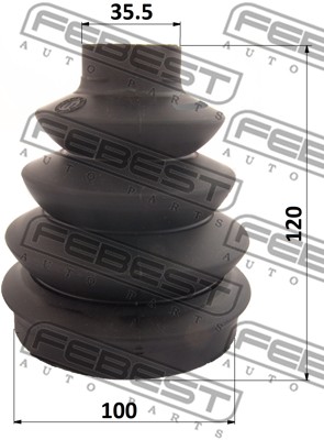 Zestaw osłon FEBEST 2117P-EXP