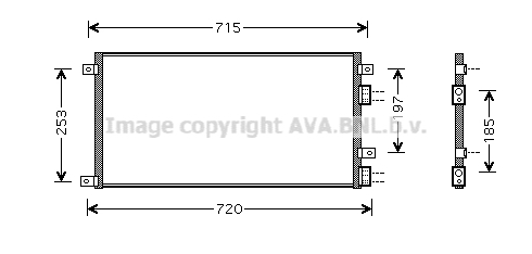 Skraplacz klimatyzacji AVA QUALITY COOLING IVA5058