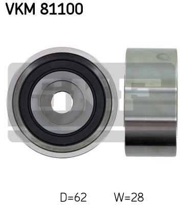 Rolka prowadząca paska rozrządu SKF VKM 81100