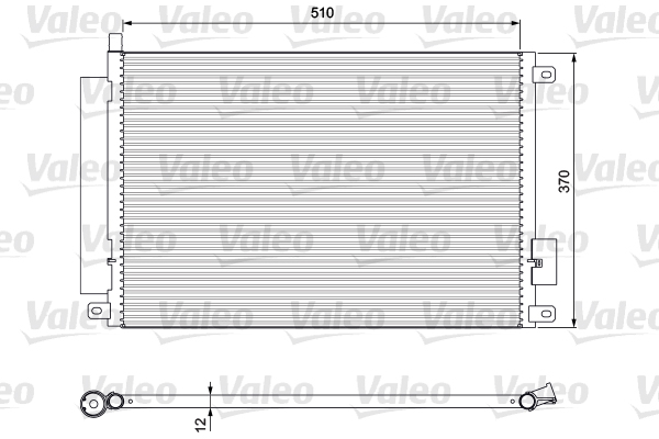Skraplacz klimatyzacji VALEO 814155