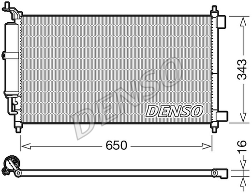 Skraplacz klimatyzacji DENSO DCN46007