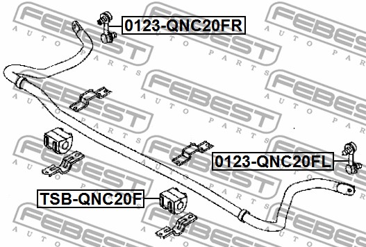 Łącznik stabilizatora FEBEST 0123-QNC20FR
