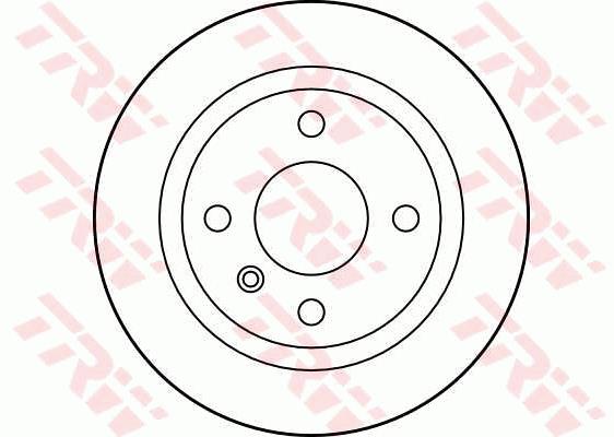 Tarcza hamulcowa TRW DF4301
