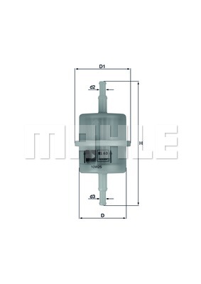 Filtr paliwa KNECHT KL 63 OF