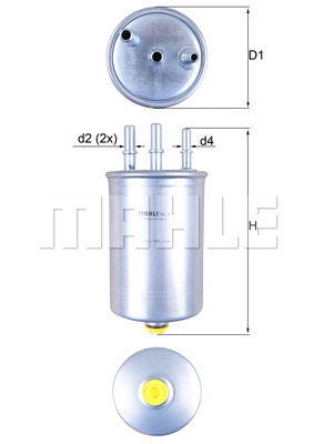 Filtr paliwa KNECHT KL 511