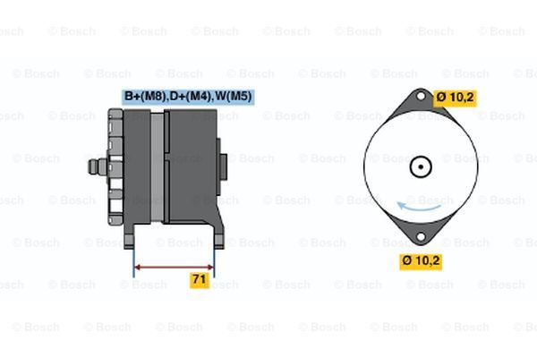 Alternator BOSCH 0 986 039 340