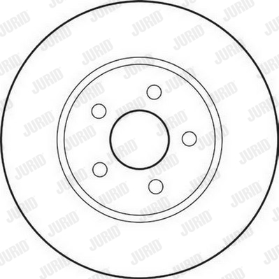 Tarcza hamulcowa JURID 562180JC